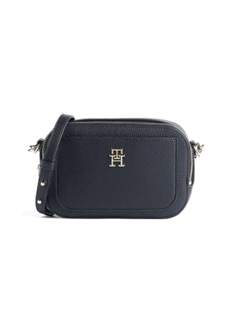 TOMMY HILFIGER Tracolla Camera Bag Space Blue AW0AW14501 - Sandrini Calzature e Abbigliamento