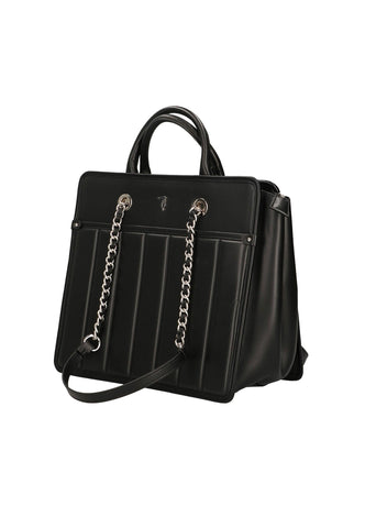 TRUSSARDI Dune Borsa Shopping Mid Black 75B01374 - Sandrini Calzature e Abbigliamento