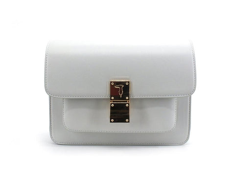 TRUSSARDI Lione Shoulder MD Borsa Tracolla Ice 75B00952 - Sandrini Calzature e Abbigliamento