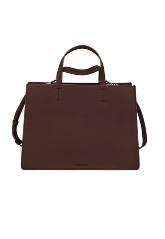TRUSSARDI Nadir Borsa Tote Chocolate Plum 75B01363 - Sandrini Calzature e Abbigliamento