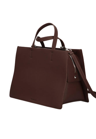 TRUSSARDI Nadir Borsa Tote Chocolate Plum 75B01363 - Sandrini Calzature e Abbigliamento