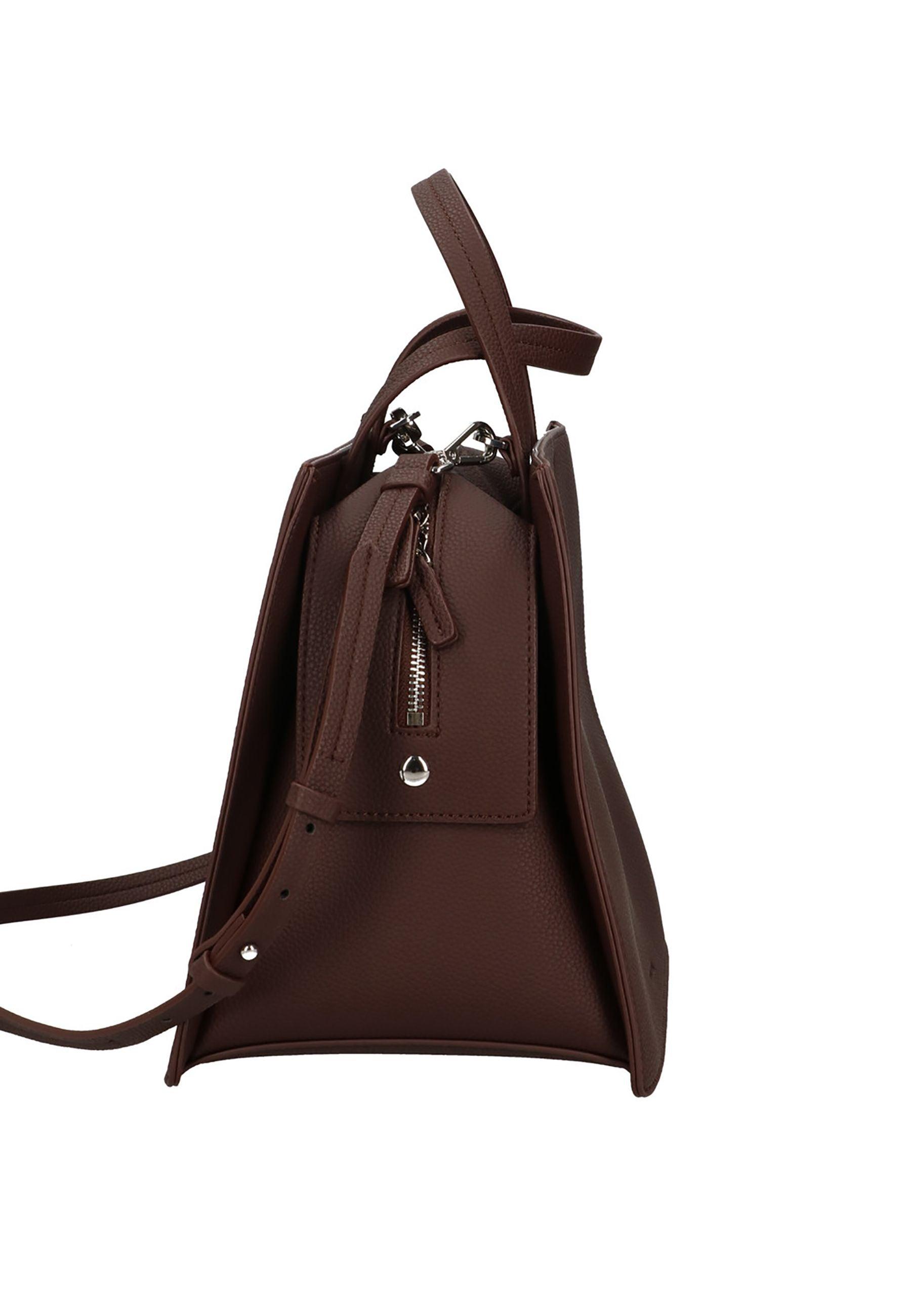 TRUSSARDI Nadir Borsa Tote Chocolate Plum 75B01363 - Sandrini Calzature e Abbigliamento