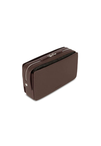 TRUSSARDI Nadir Camera Bag Tracolla Chocolate Plum 75B01367 - Sandrini Calzature e Abbigliamento