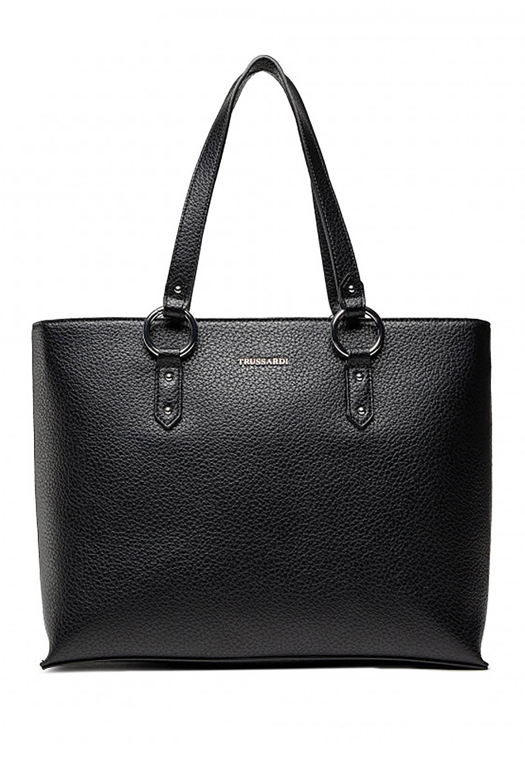 TRUSSARDI New Lisbona Borsa Shopper Black 75B01424 - Sandrini Calzature e Abbigliamento