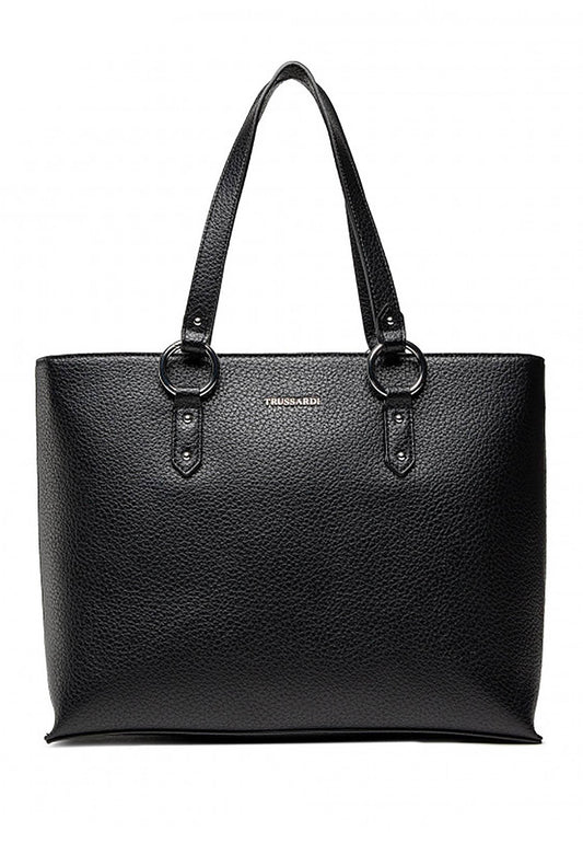 TRUSSARDI New Lisbona Borsa Shopper Black 75B01424 - Sandrini Calzature e Abbigliamento