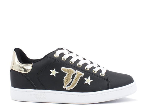 TRUSSARDI Sneaker Black Lt Gold 79A00419 - Sandrini Calzature e Abbigliamento