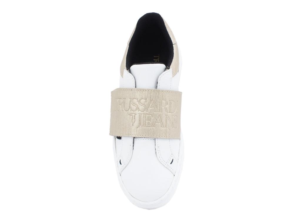 TRUSSARDI Sneaker White Platinum 79A00457 - Sandrini Calzature e Abbigliamento
