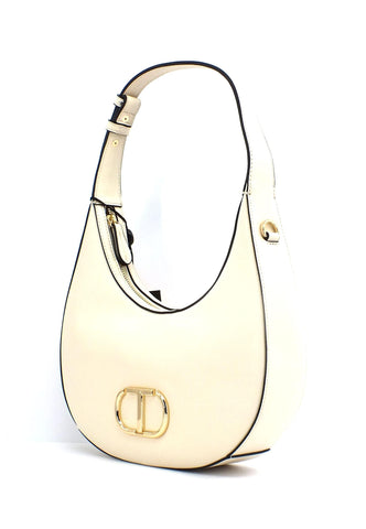 TWINSET Borsa Hobo Avorio 231TB7254 - Sandrini Calzature e Abbigliamento
