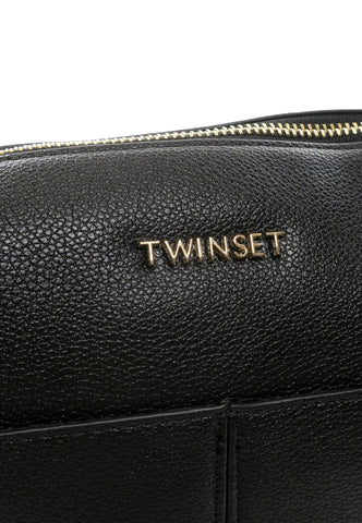 TWINSET Borsa Hobo Nero 232TB7054 - Sandrini Calzature e Abbigliamento