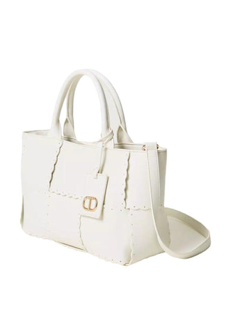 TWINSET Borsa Shopper Bianco Avorio 231TD8251 - Sandrini Calzature e Abbigliamento