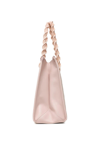 TWINSET Borsa Shopper Macramè Rosa 231TD8400 - Sandrini Calzature e Abbigliamento