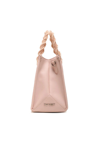 TWINSET Borsa Shopper Macramè Rosa 231TD8401 - Sandrini Calzature e Abbigliamento