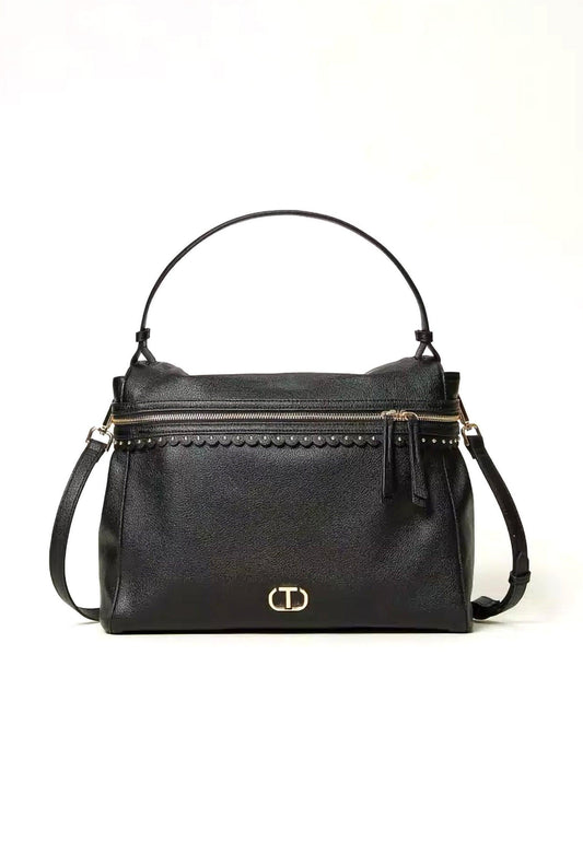 TWINSET Borsa Top Handle Nero 232TB7120 - Sandrini Calzature e Abbigliamento