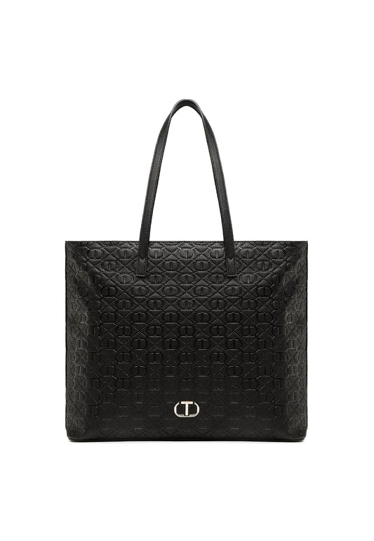 TWINSET Borsa Tote Black 231TB711E - Sandrini Calzature e Abbigliamento