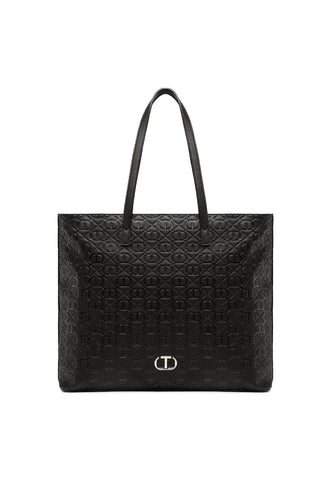 TWINSET Borsa Tote Black 231TB711E - Sandrini Calzature e Abbigliamento