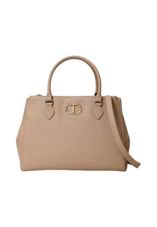 TWINSET Borsa Tote Light Taupe 232TB7172 - Sandrini Calzature e Abbigliamento