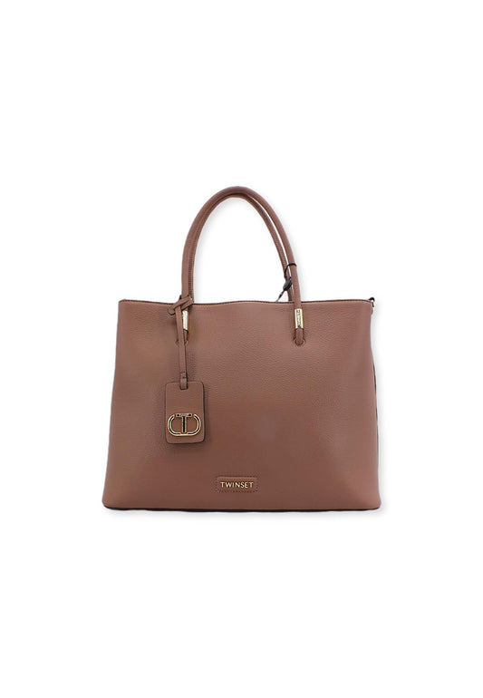 TWINSET Borsa Tote Rosa Duna 222TB7430 - Sandrini Calzature e Abbigliamento