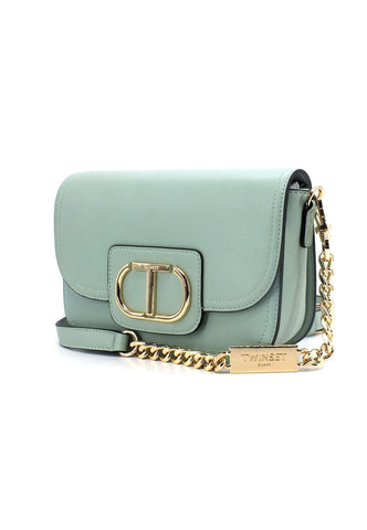 TWINSET Borsa Tracolla Azzurro Agave 231TB7250 - Sandrini Calzature e Abbigliamento