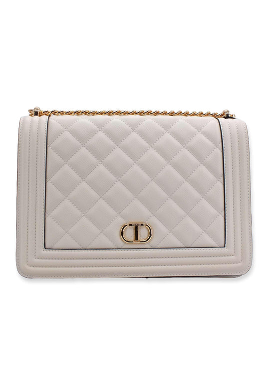 TWINSET Borsa Tracolla Bianco Neve 222TD8140 - Sandrini Calzature e Abbigliamento