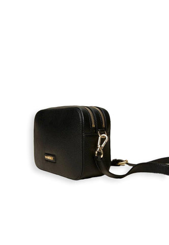 TWINSET Borsa Tracolla Double Zip Nero 222TD8321 - Sandrini Calzature e Abbigliamento