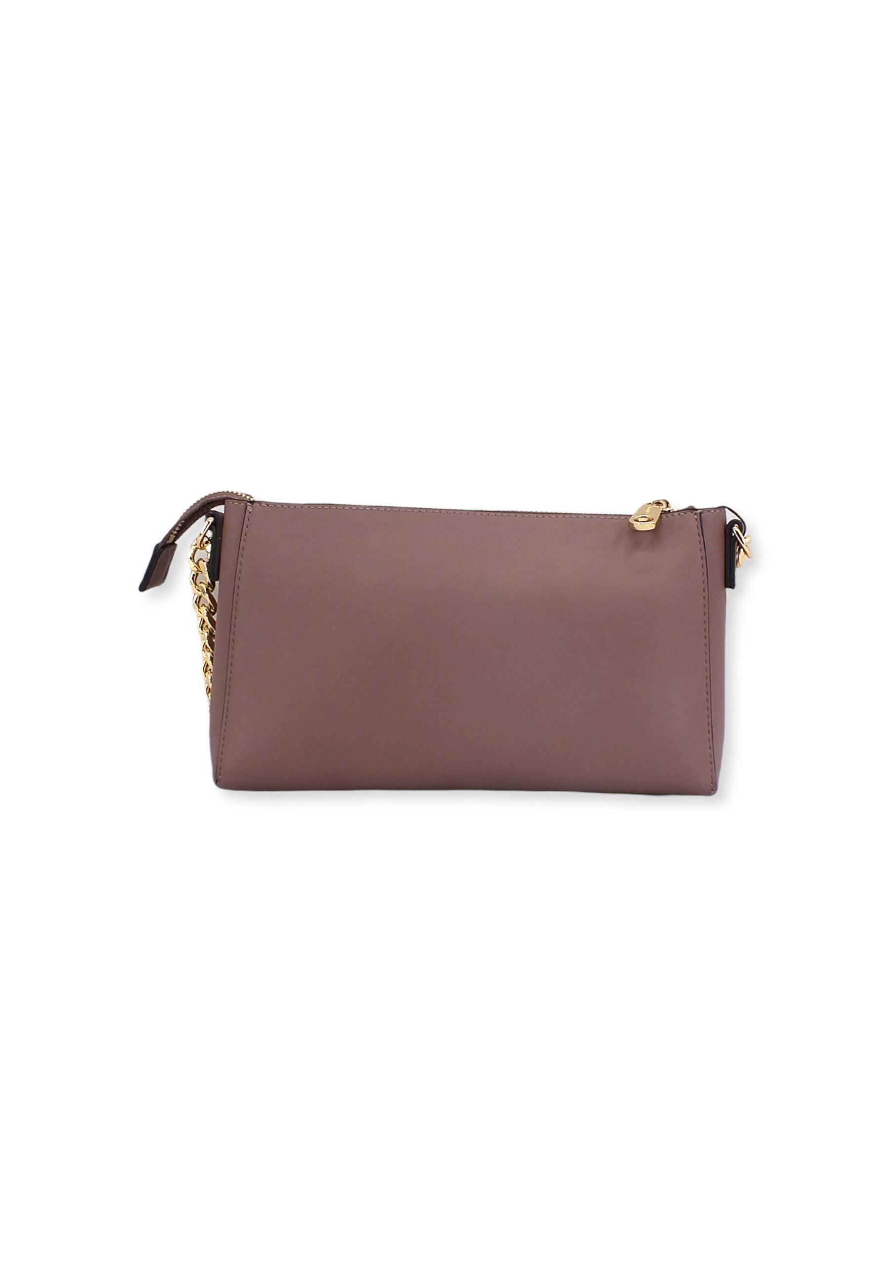 TWINSET Borsa Tracolla Logo Rosa Terra Del Deserto 222TD8226 - Sandrini Calzature e Abbigliamento
