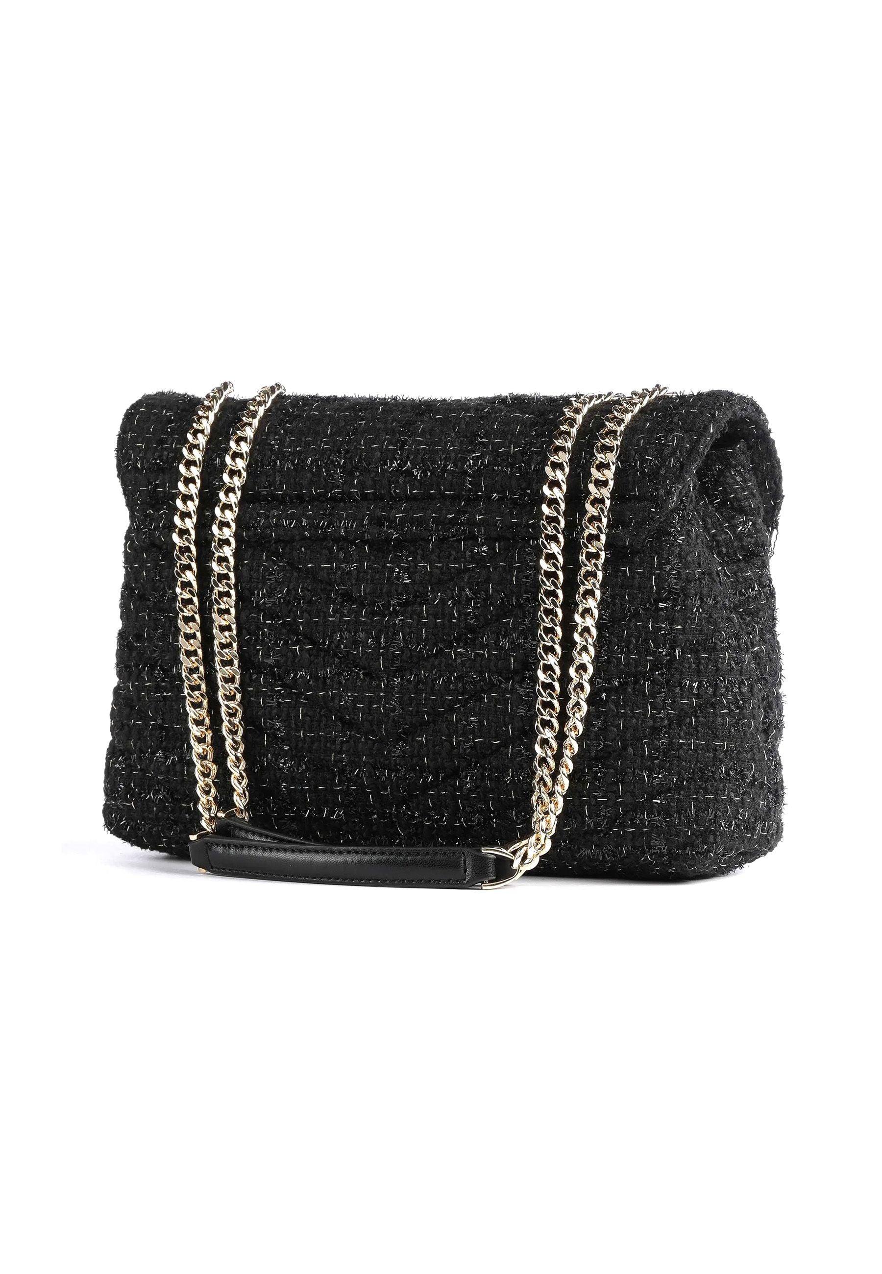 TWINSET Borsa Tracolla Tweed Nero 232TD8200 - Sandrini Calzature e Abbigliamento