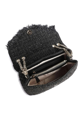 TWINSET Borsa Tracolla Tweed Nero 232TD8200 - Sandrini Calzature e Abbigliamento