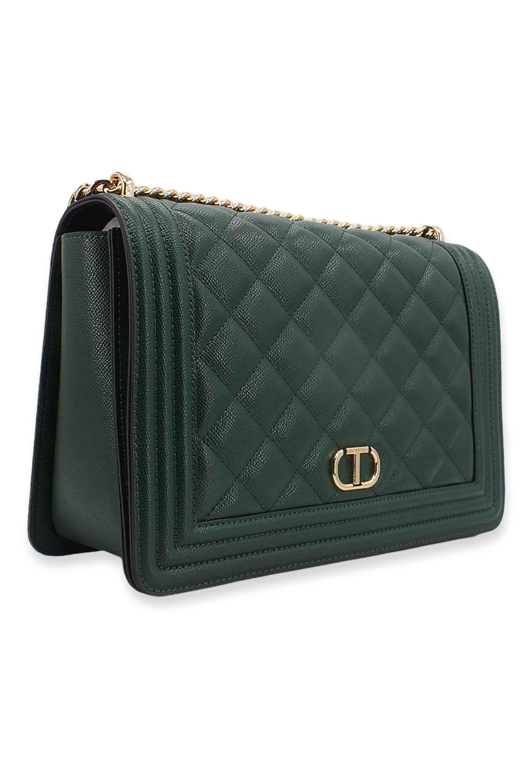 TWINSET Borsa Tracolla Verde 222TD8140 - Sandrini Calzature e Abbigliamento