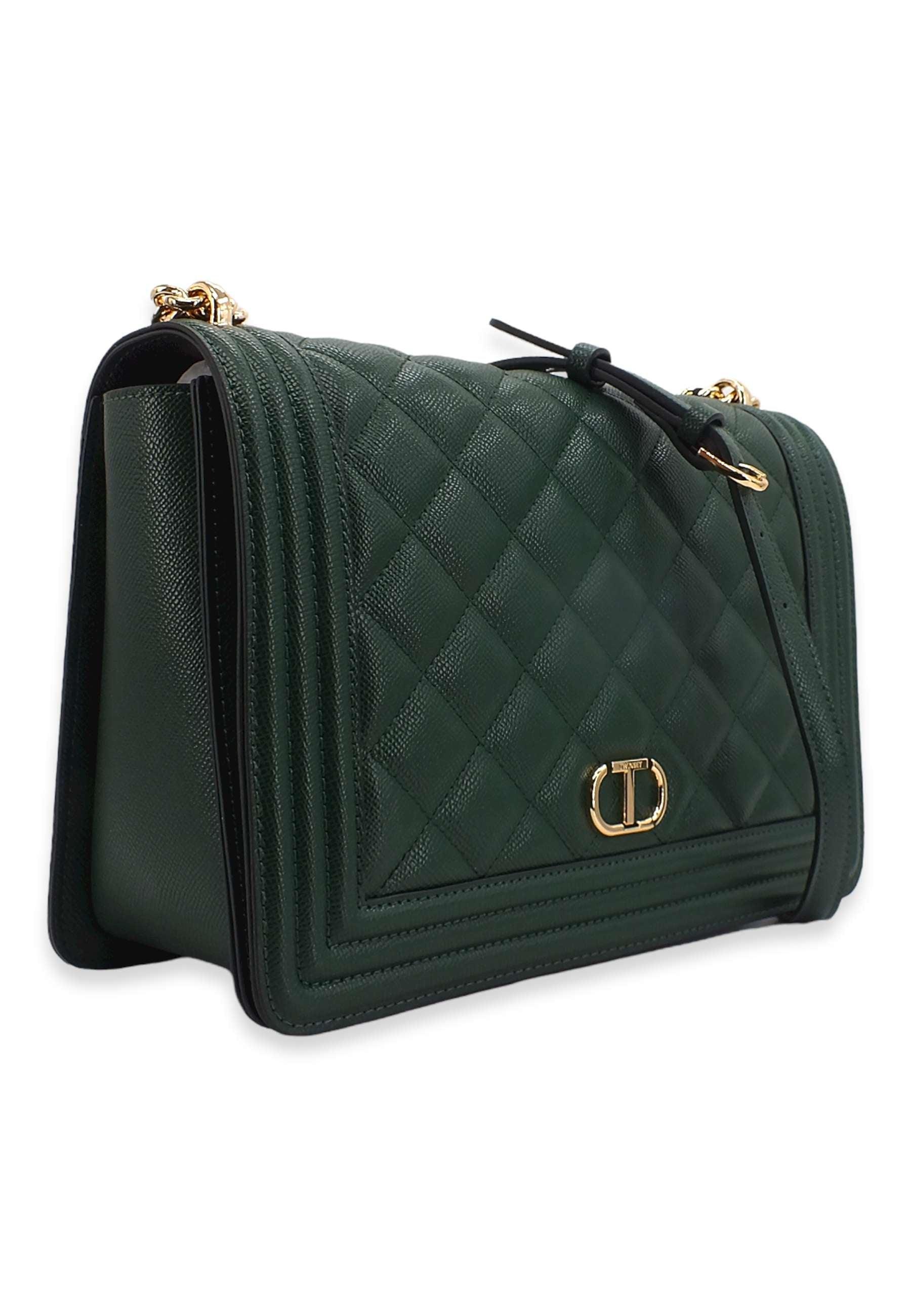 TWINSET Borsa Tracolla Verde 222TD8140 - Sandrini Calzature e Abbigliamento