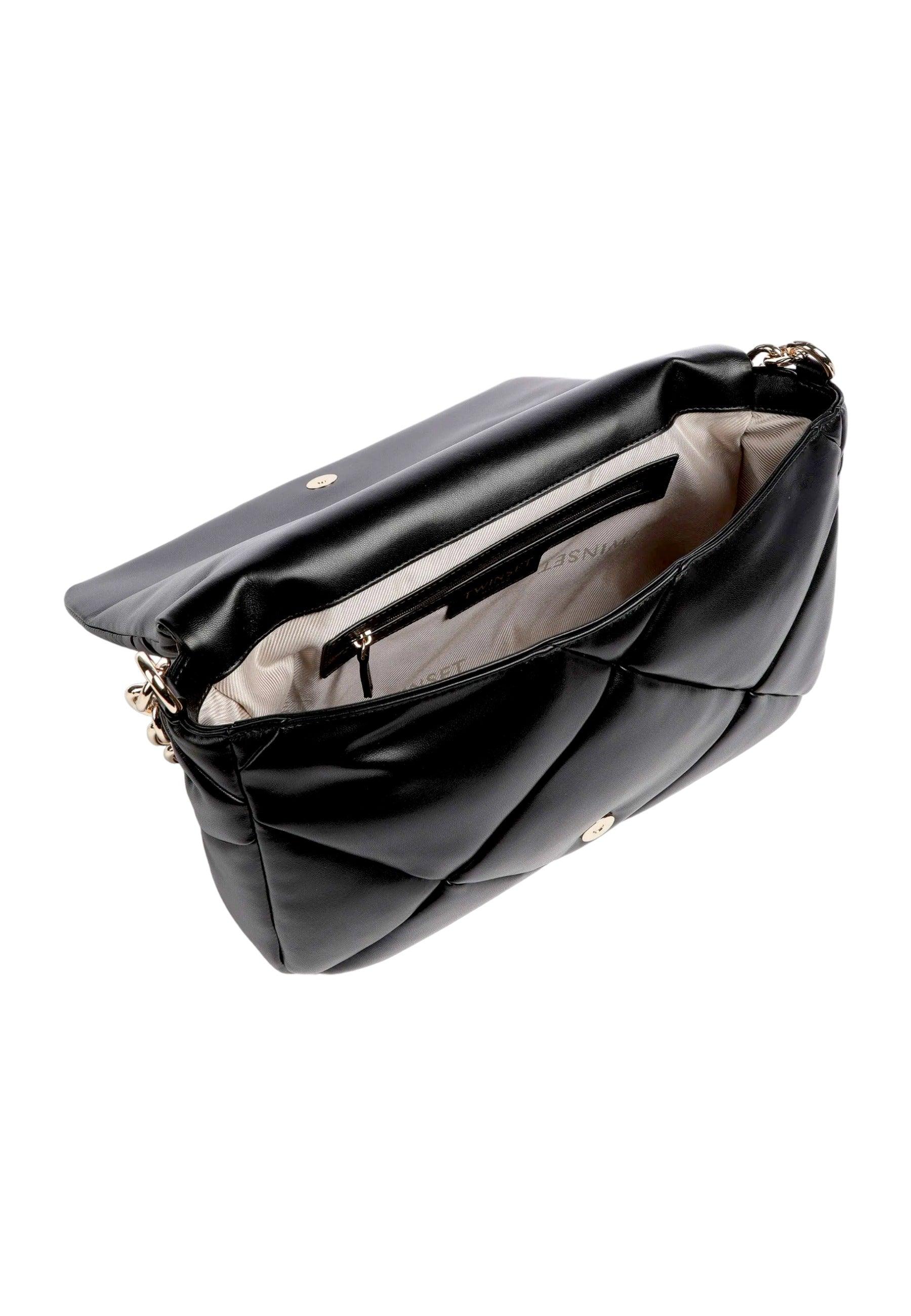 TWINSET Borsa Trapuntata Nero 232TD8141 - Sandrini Calzature e Abbigliamento