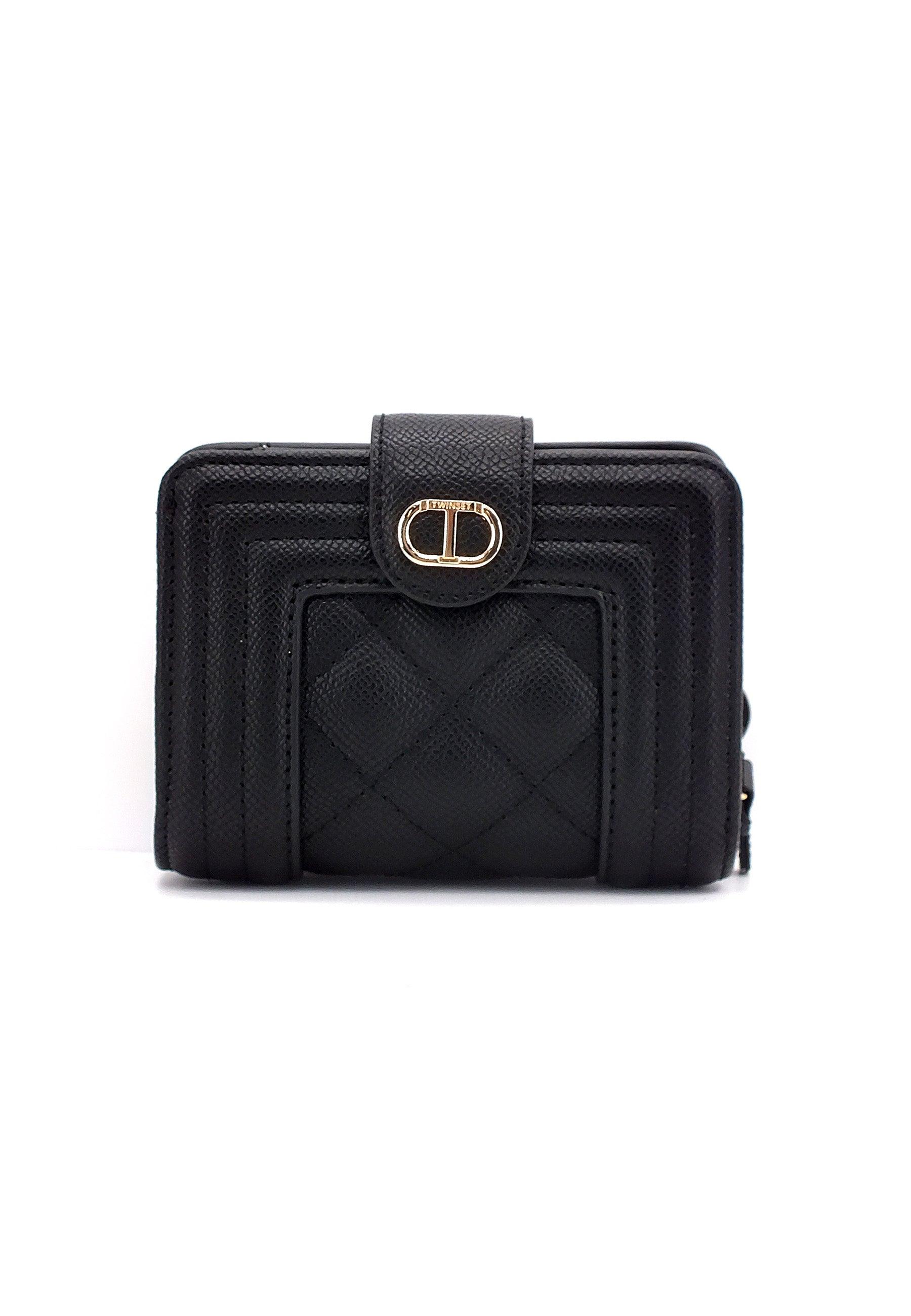 TWINSET Portafoglio Donna Nero 222TD8145 - Sandrini Calzature e Abbigliamento