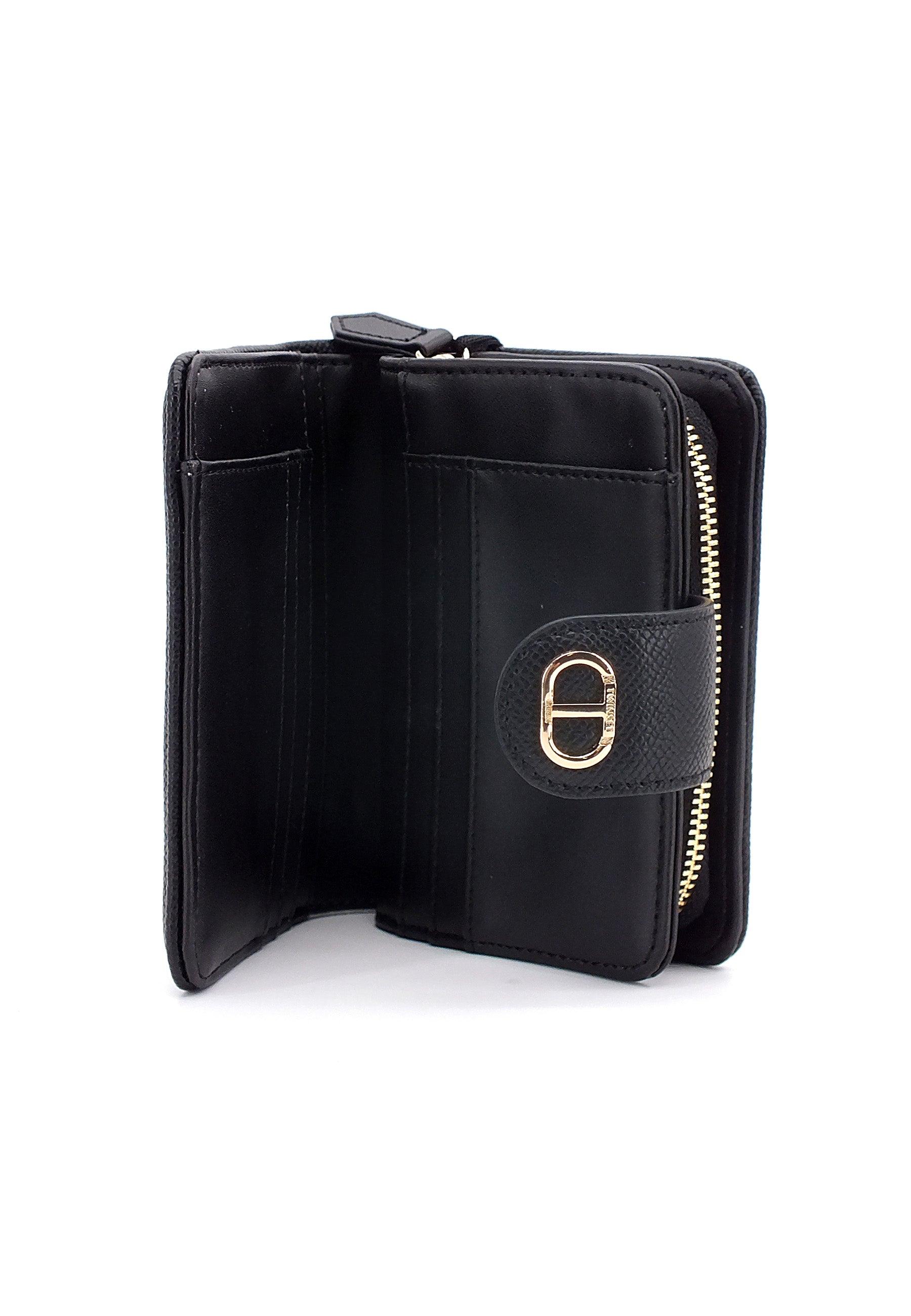 TWINSET Portafoglio Donna Nero 222TD8145 - Sandrini Calzature e Abbigliamento