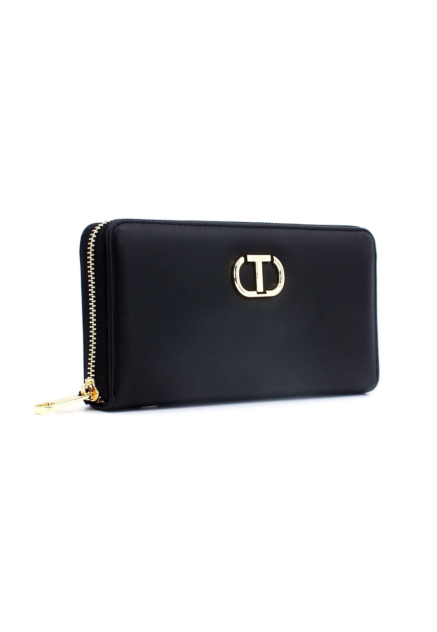 TWINSET Portafoglio Donna Nero 231TB7258 - Sandrini Calzature e Abbigliamento