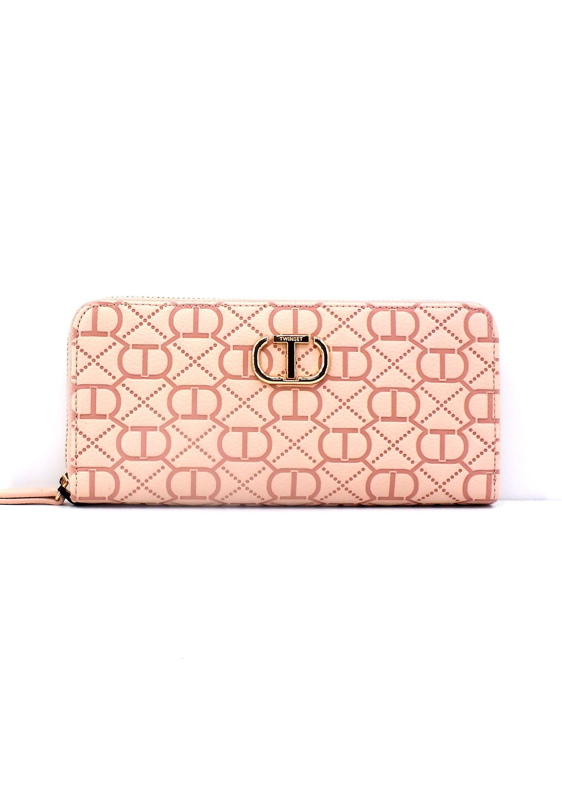 TWINSET Portafoglio Zip Donna Pink Mousse 231TB711G - Sandrini Calzature e Abbigliamento