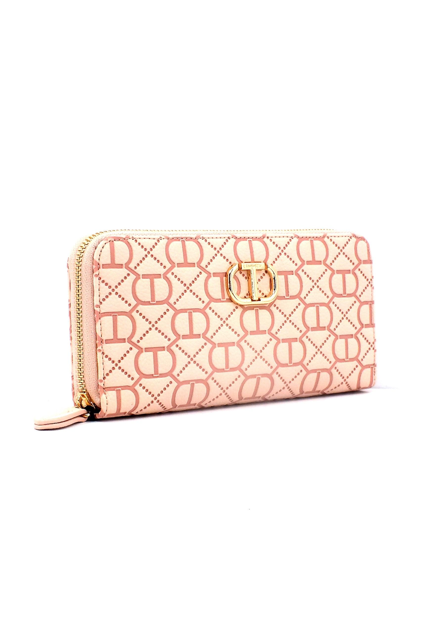 TWINSET Portafoglio Zip Donna Pink Mousse 231TB711G - Sandrini Calzature e Abbigliamento