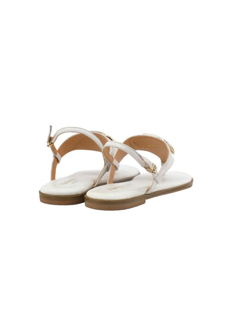 TWINSET Sandalo Infradito Donna Avorio 231TCP12A - Sandrini Calzature e Abbigliamento