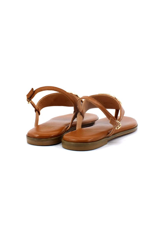 TWINSET Sandalo Infradito Donna Cuoio 231TCP12A - Sandrini Calzature e Abbigliamento