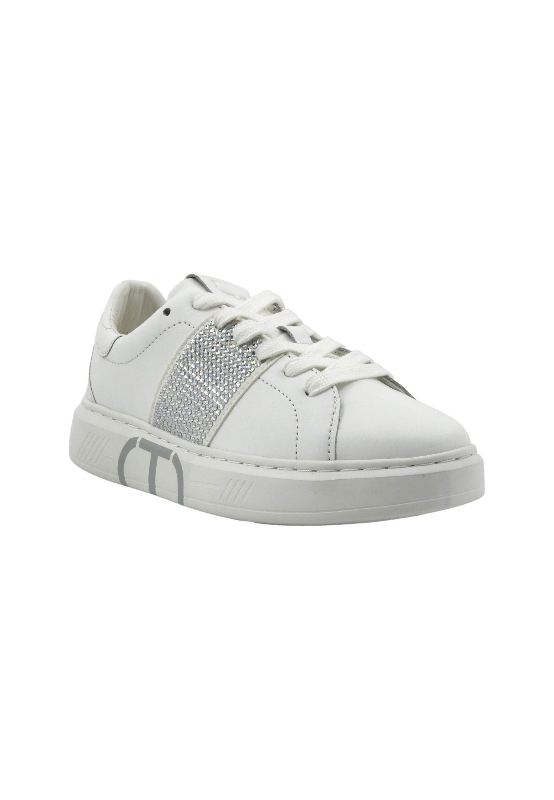 TWINSET Sneaker Donna Bianco Ottico 241TC016 - Sandrini Calzature e Abbigliamento