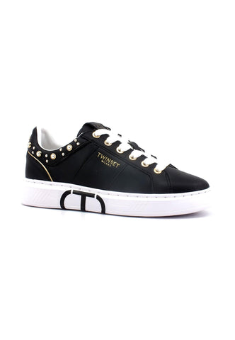 TWINSET Sneaker Perle Donna Nero 231TCP060 - Sandrini Calzature e Abbigliamento