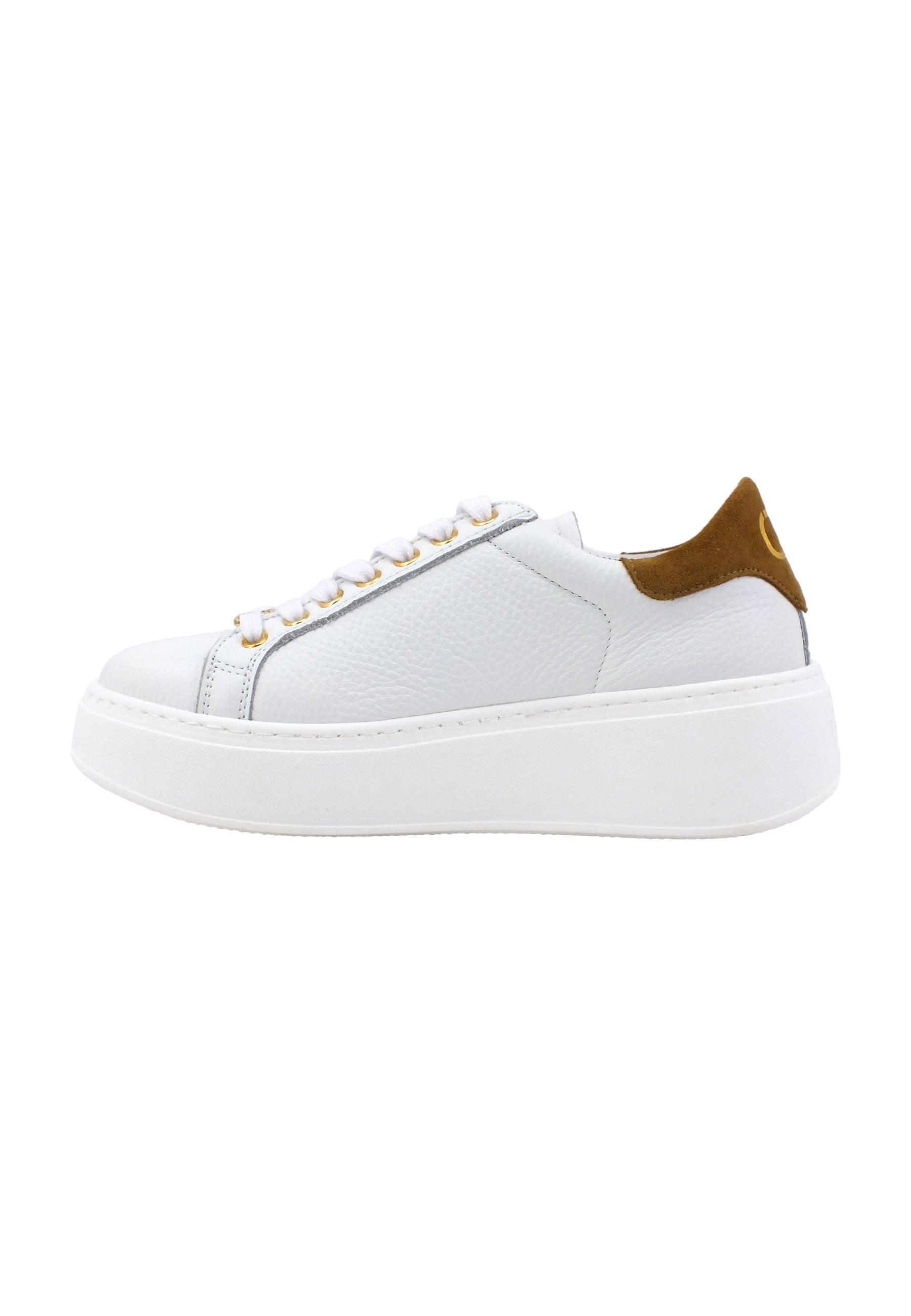 TWINSET Sneaker Platform Donna Bianco Ottico Pecan 232TCT190 - Sandrini Calzature e Abbigliamento