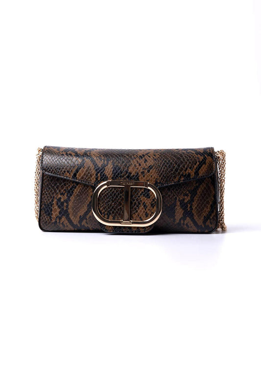TWINSET Tracolla Clutch Python St. Whips 222TD8090 - Sandrini Calzature e Abbigliamento