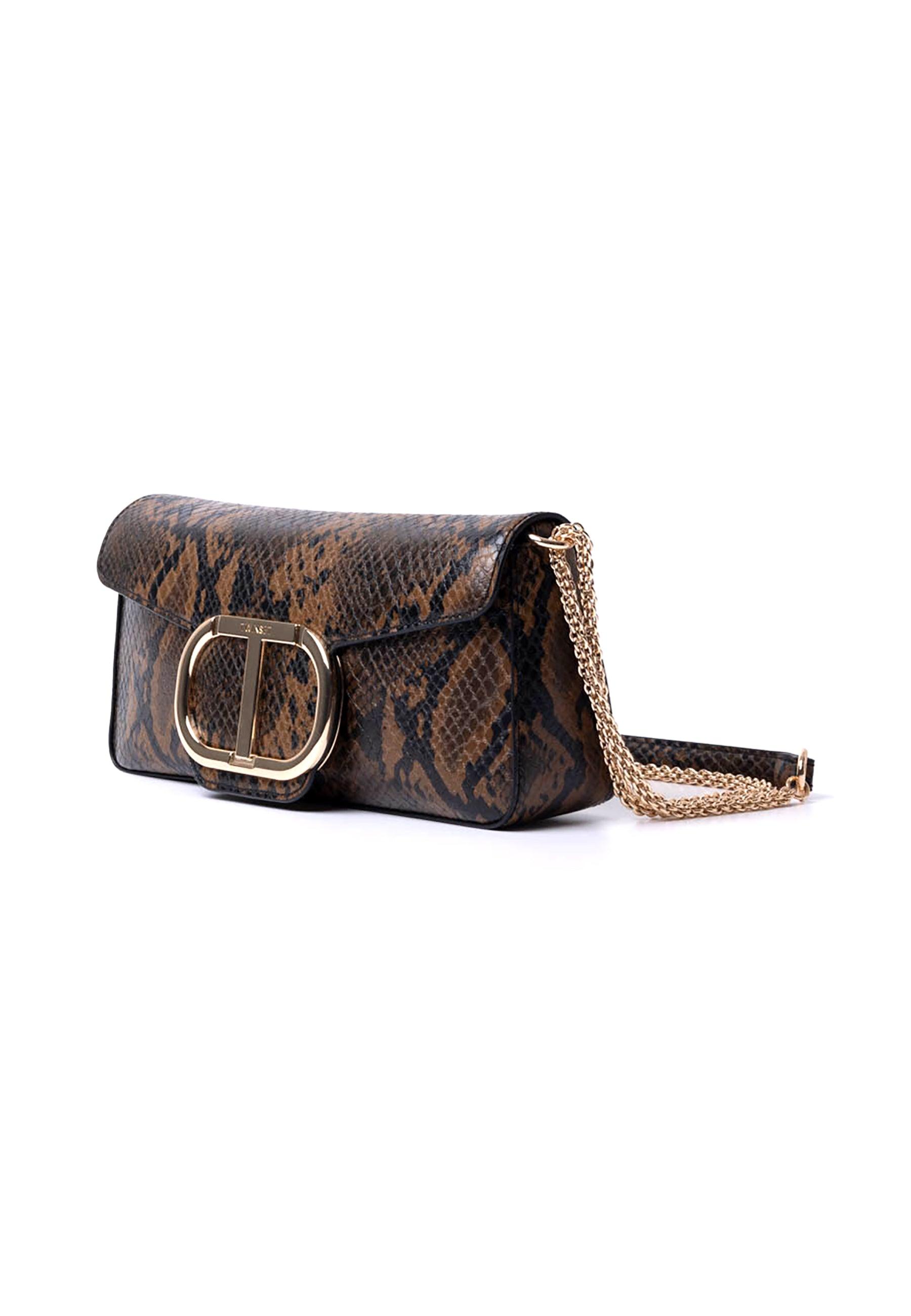TWINSET Tracolla Clutch Python St. Whips 222TD8090 - Sandrini Calzature e Abbigliamento