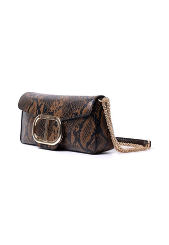 TWINSET Tracolla Clutch Python St. Whips 222TD8090 - Sandrini Calzature e Abbigliamento
