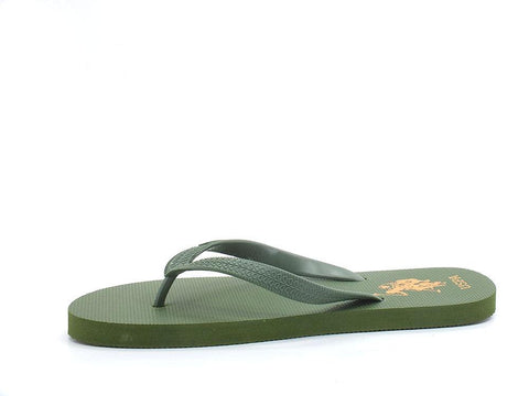 U.S. POLO ASSN. Ciabatta Infradito Gomma Verde Militare - Sandrini Calzature e Abbigliamento