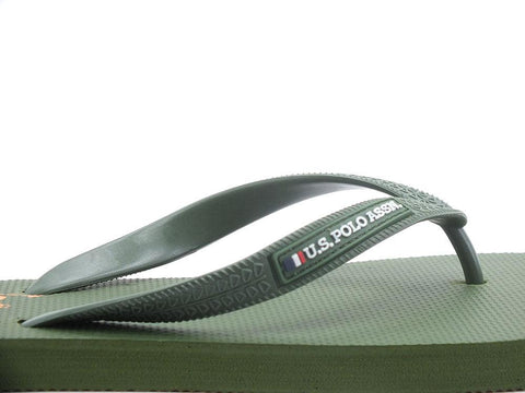 U.S. POLO ASSN. Ciabatta Infradito Gomma Verde Militare - Sandrini Calzature e Abbigliamento