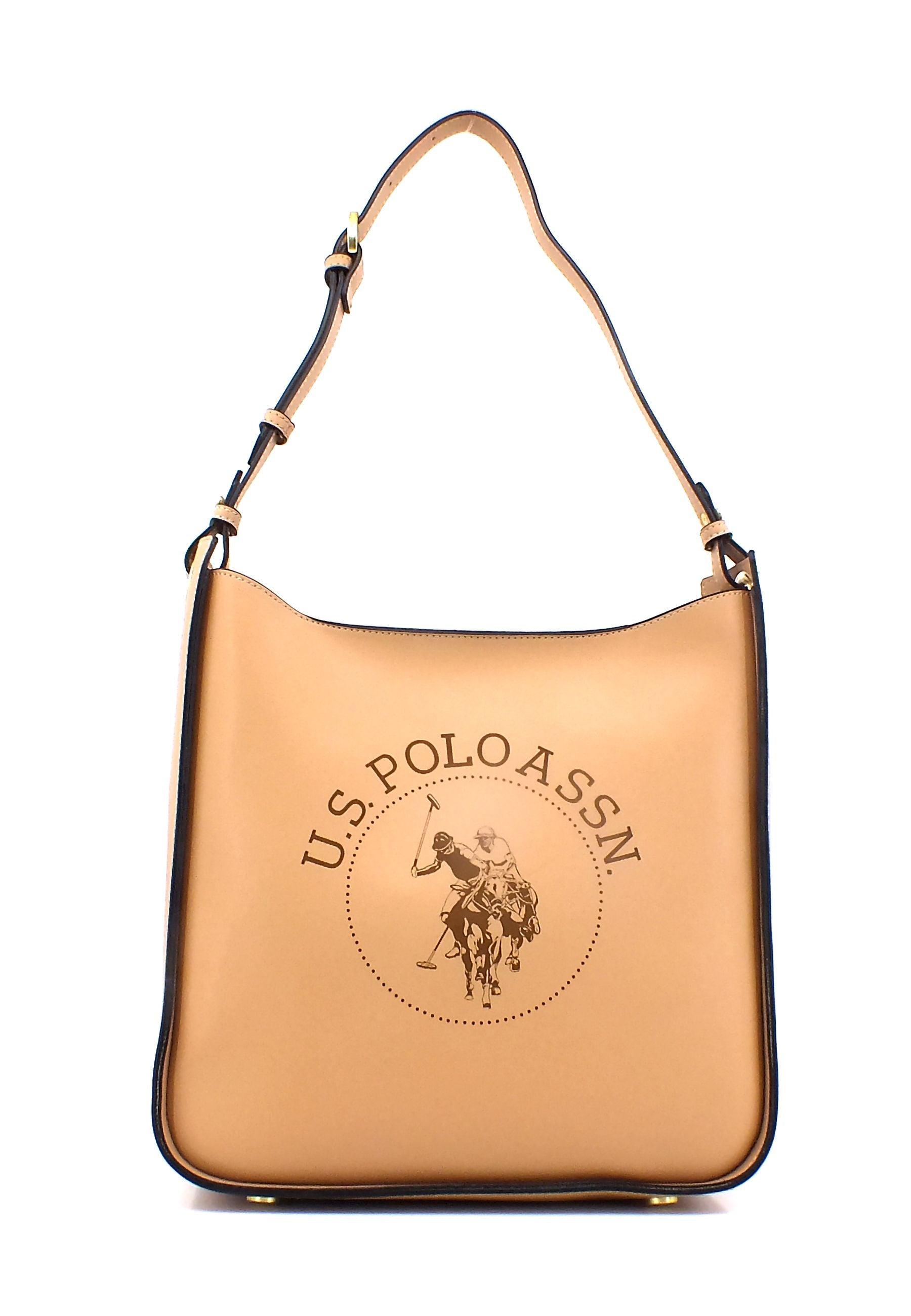 U.S. POLO ASSN. Durango Borsa Hobo Beige BEUD55873WVP502 - Sandrini Calzature e Abbigliamento