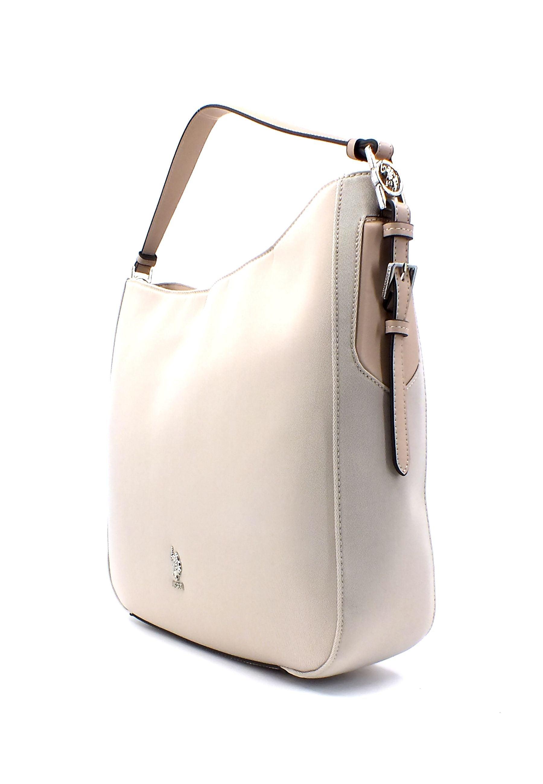 U.S. POLO ASSN. Forest Borsa Hobo Beige BEUTU5720WIP502 - Sandrini Calzature e Abbigliamento