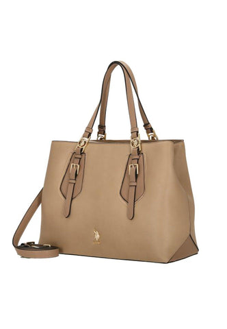 U.S. POLO ASSN. Forest Double Borsa Beige BEUTU5721WIP502 - Sandrini Calzature e Abbigliamento