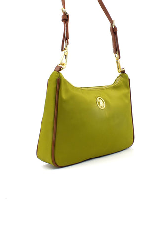 U.S. POLO ASSN. Houston Borsa Hobo Green Tan BEUHU6052WIPG607 - Sandrini Calzature e Abbigliamento
