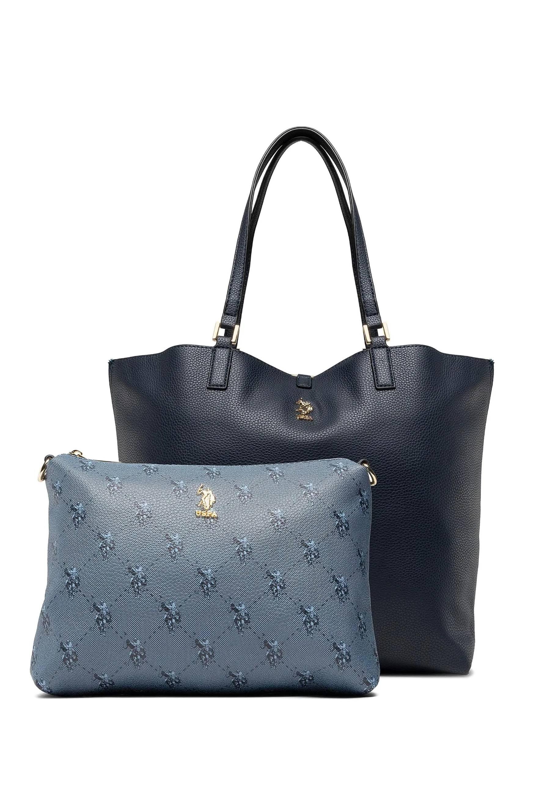 U.S. POLO ASSN. Malibu Borsa Large con Pochette Navy BEUM15737WVG212 - Sandrini Calzature e Abbigliamento